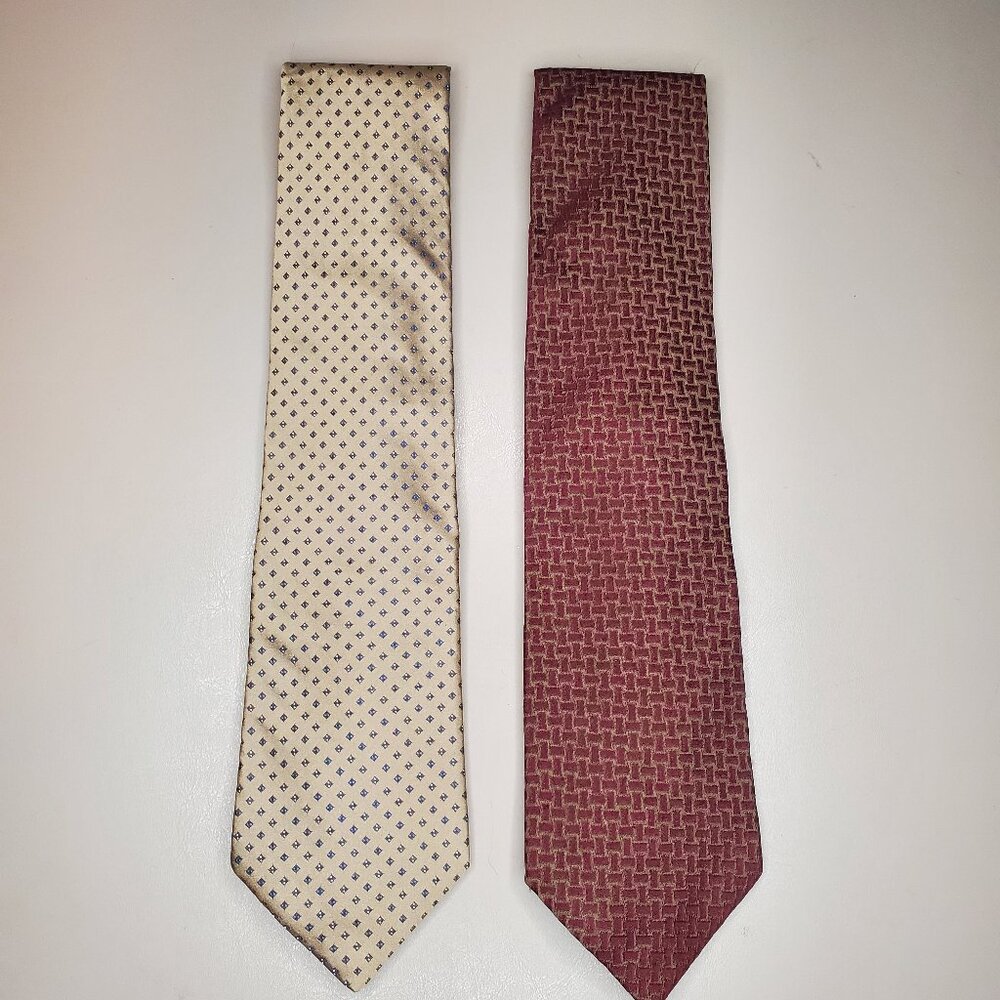 Bundle: 2 Silk Ties DKNY & Calvin Klein